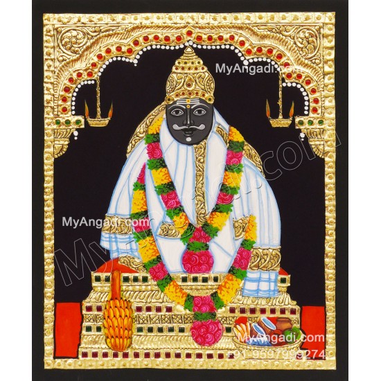 Sri PoondhaMada Swamy Tanjore Painting