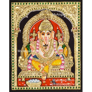 Ganapathi Tanjore Painting