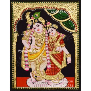 Radha Krishna Tanjore Paintings