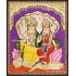 Perumal and Lakshmi Tanjore Painting, Vishnu and Lakshmi Tanjore Painting