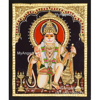 Hanuman Tanjore Painting