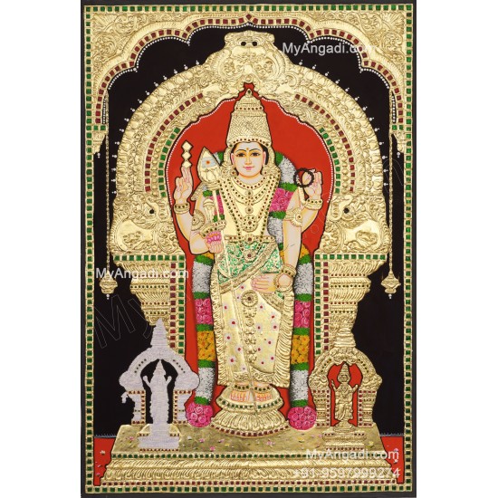 Thiruchendur Murugan Tanjore Painting