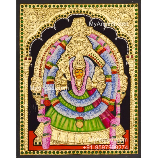 Sri Kariya Kali Amman Tanjore Painting