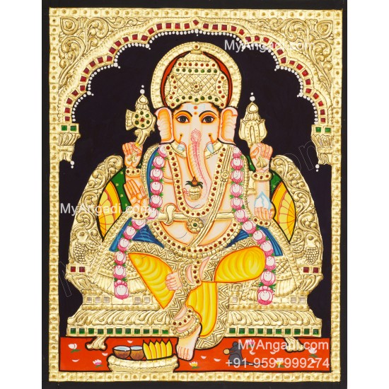 Ganesha Tajore Paintings