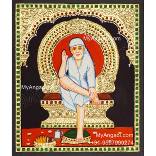 Saibaba Tanjore Painting