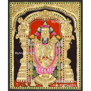 Balaji Lakshmi Tanjore Painting