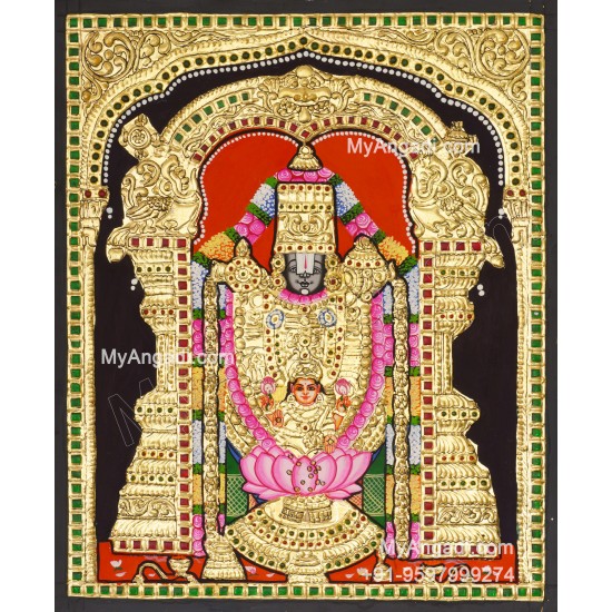 Balaji Lakshmi Tanjore Painting