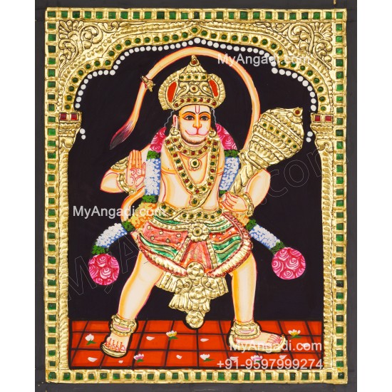 Hanuman Tanjore Painting