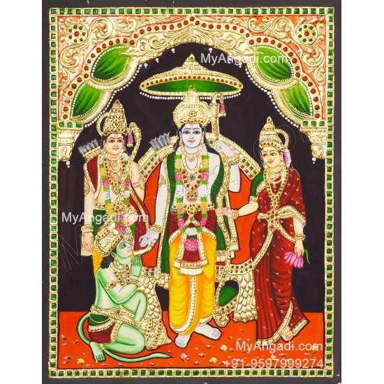 Ram Darbar Tanjore Painting