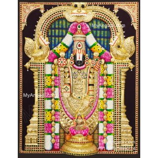 Balaji 3d Tanjore Painting