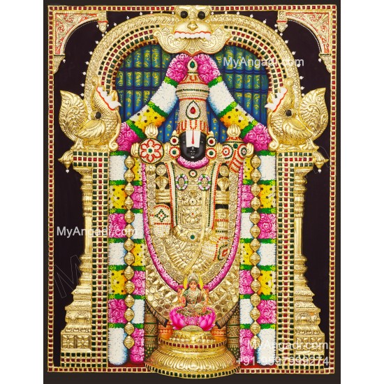 Balaji 3d Tanjore Painting