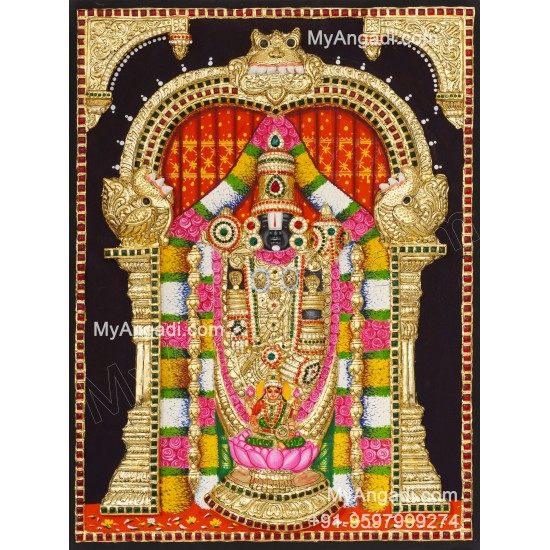 Balaji Lakshmi 3D Tanjore Painting