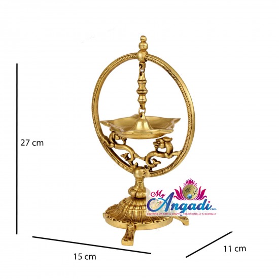 Round Brass Deepam Round Brass Deepam