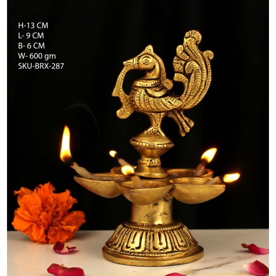 Bird Brass Deepam