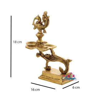 Bird Brass Deepam