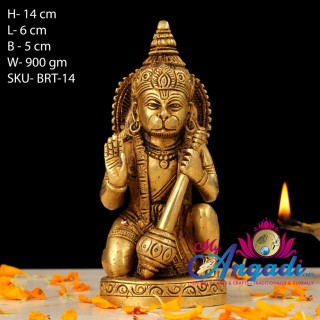 Brass Hanuman Statue