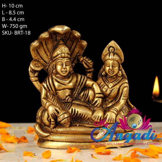 Vishnu Lakshmi Brass Statue Vishnu Lakshmi Brass Statue