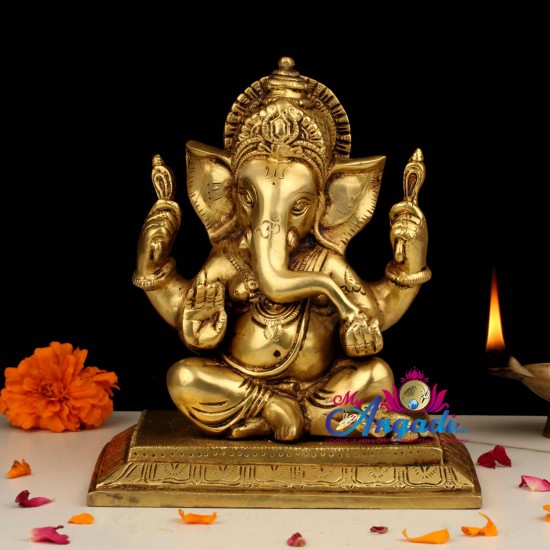 Ganesha Brass Statue Ganesha Brass Statue