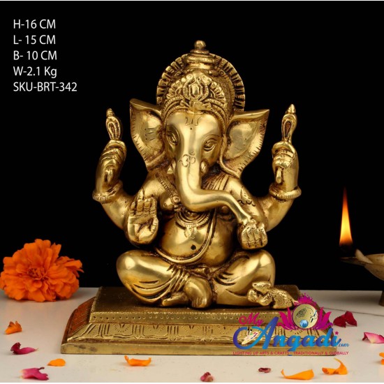 Ganesha Brass Statue Ganesha Brass Statue