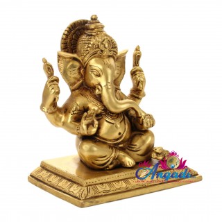 Ganesha Brass Statue