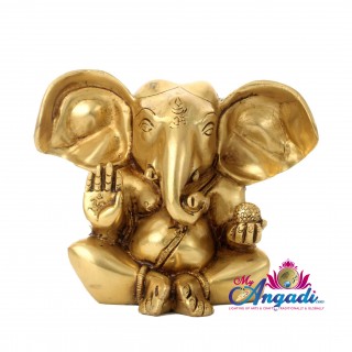 Ganesha Brass Statue
