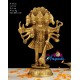 Panchamuga Anjaneya Brass Statue