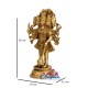 Panchamuga Anjaneya Brass Statue Panchamuga Anjaneya Brass Statue