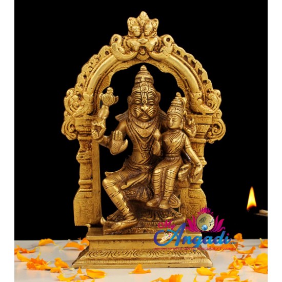  Lakshmi Narasimar Brass Statue