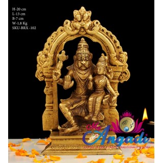  Lakshmi Narasimar Brass Statue