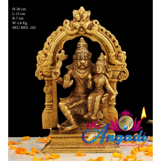 Lakshmi Narasimar Brass Statue Lakshmi Narasimar Brass Statue