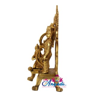 Raman with Seetha Lakshmanan Brass Statue