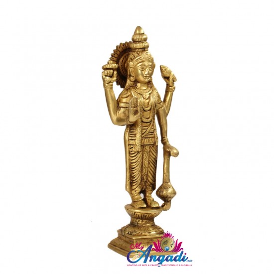 Vishnu Brass Statue