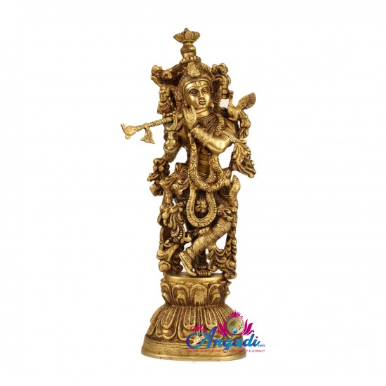 Krishna Brass Statue