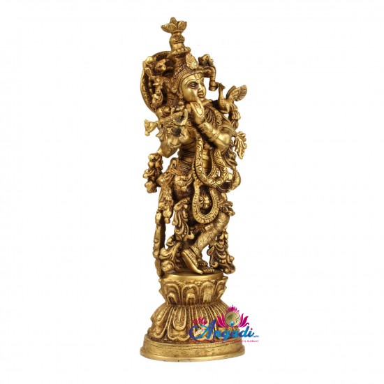 Krishna Brass Statue Krishna Brass Statue
