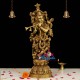 Krishna Brass Statue