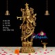 Krishna Fluting  Brass Statue