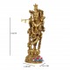 Krishna Fluting  Brass Statue