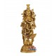 Radha Brass Statue