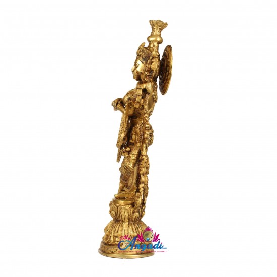 Radha Brass Statue Radha Brass Statue