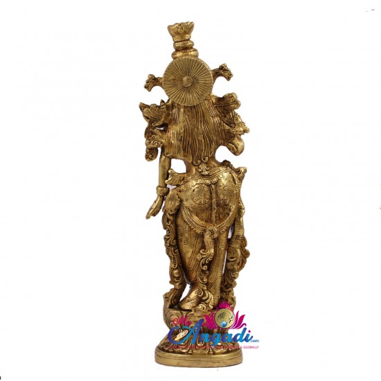 Krishna Brass Statue