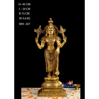 Vishnu Brass Statue