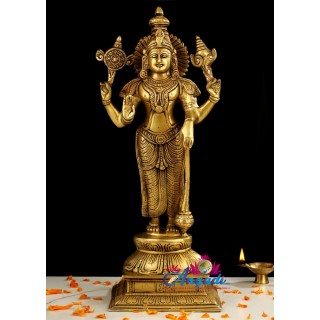 Vishnu Brass Statue