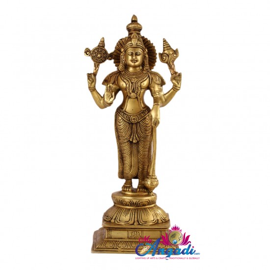 Vishnu Brass Statue