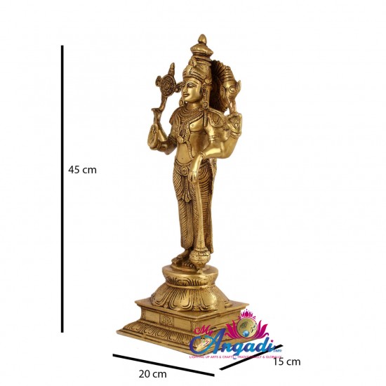 Vishnu Brass Statue