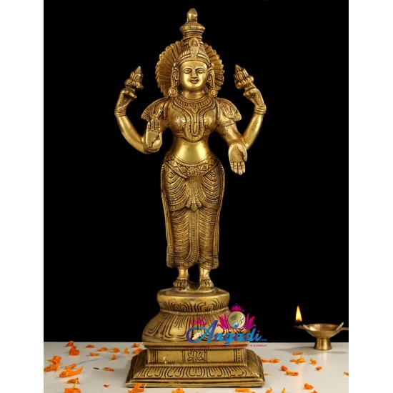 Lakshmi Brass Statue