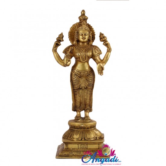 Lakshmi Brass Statue