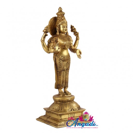 Lakshmi Brass Statue