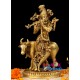 Radha Brass Statue