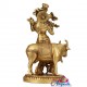 Radha Brass Statue