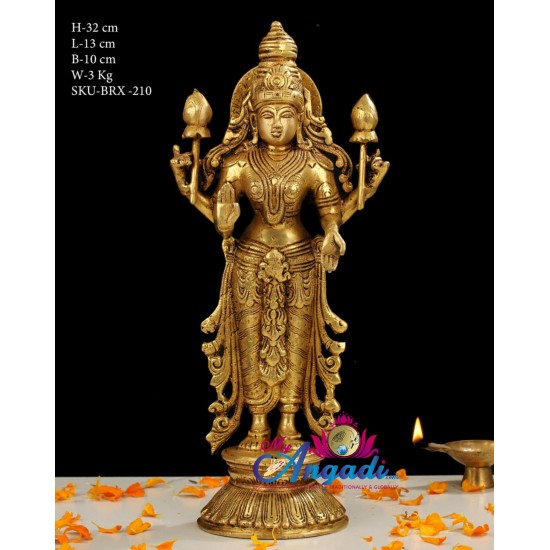 Lakshmi Brass Statue Lakshmi Brass Statue
